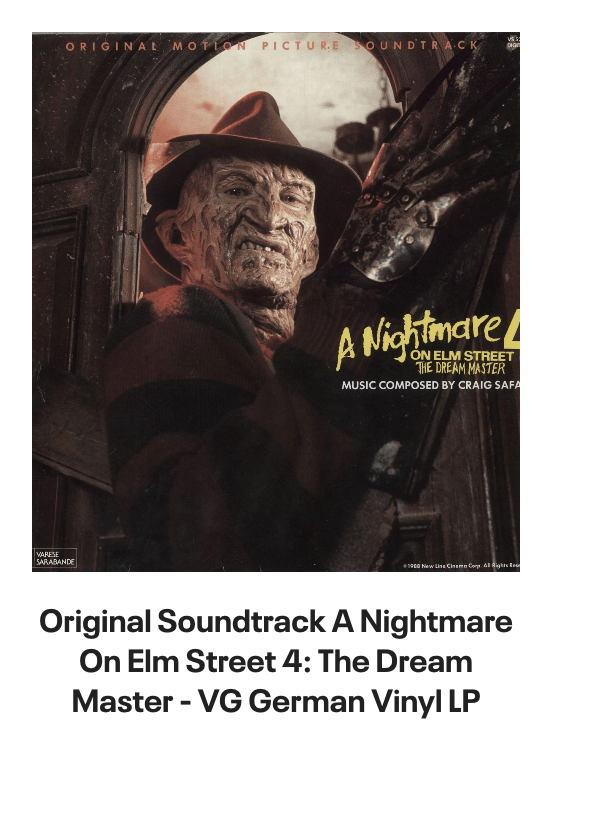 List of products:  Original Soundtrack A Nightmare On Elm Street 5 - The Dream Child UK Vinyl LP Original Soundtrack Solaris: Original Motion Picture Score - Sealed UK Picture disc LP Ludwig Van Beethoven Symphony No. 6 in F Major Pastoral - 2nd UK Vinyl LP Yair Elazar Glotman Emanate - Sealed UK Vinyl LP Dmitry Evgrafov Comprehension Of Light - Sealed UK Vinyl LP Aram Khachaturian Masquerade Suite / The Comedians - 180gm US Vinyl LP Franz Von Suppé Famous Overtures UK Vinyl LP Johann Strauss II (1825-1899) Waltzes - 180gm US Vinyl LP Original Soundtrack The Exorcist Japanese Vinyl LP Original Soundtrack Upgrade - 180gm Blue Translucent with Red Color-in-Color Vinyl + Obi US Vinyl LP Original Soundtrack Oblivion - Gray  White Swirl Vinyl - Sealed US 2-LP vinyl set Original Soundtrack A Nightmare On Elm Street 4: The Dream Master - VG German Vinyl LP Original Soundtrack Stand By Me (Original Motion Picture Soundtrack) Japanese Vinyl LP Original Soundtrack Full Metal Jacket Japanese Vinyl LP Wolfgang Amadeus Mozart Symphony No. 29 In A, K.201 / Symphony No. 49 In F Minor, La Passione UK Vinyl LP Original Soundtrack Bye Bye Birdie UK Vinyl LP Richard Clayderman Rêveries UK Vinyl LP Chicago Symphony Orchestra Iberia / Alborado Del Gracioso / Valses Nobles Et Sentimentales US Vinyl LP Chicago Symphony Orchestra Pines Of Rome / Fountains Of Rome - 180g US Vinyl LP Chicago Symphony Orchestra 1812 Overture / Fingals Cave Overture / Mephisto Waltz / Tragic Overture US Vinyl LP Chicago Symphony Orchestra Festival - 180g - sealed US Vinyl LP Chicago Symphony Orchestra The Reiner Sound - 180g US Vinyl LP Thoinot Arbeau LOrchésographie De Thoinot Arbeau French Vinyl LP Original Soundtrack Some Kind Of Wonderful US Vinyl LP Original Soundtrack Thumper - Red Vinyl US Vinyl LP Original Soundtrack Jumanji: Welcome To The Jungle - 180gm Flaming Vinyl UK 2-LP vinyl set André Previn Double Play! US Vinyl LP The Philharmonia Orchestra Elgar: The Enigma Variations / Vaughan Williams: Fantasia On A Theme By Thomas Tallis UK Vinyl LP Victoria De Los Angeles Canteloube: Songs Of The Auvergne / Chausson: Poèm De LAmour Et De La Mer UK Vinyl LP Franz Joseph Haydn Two Paris Symphonies German Vinyl LP
