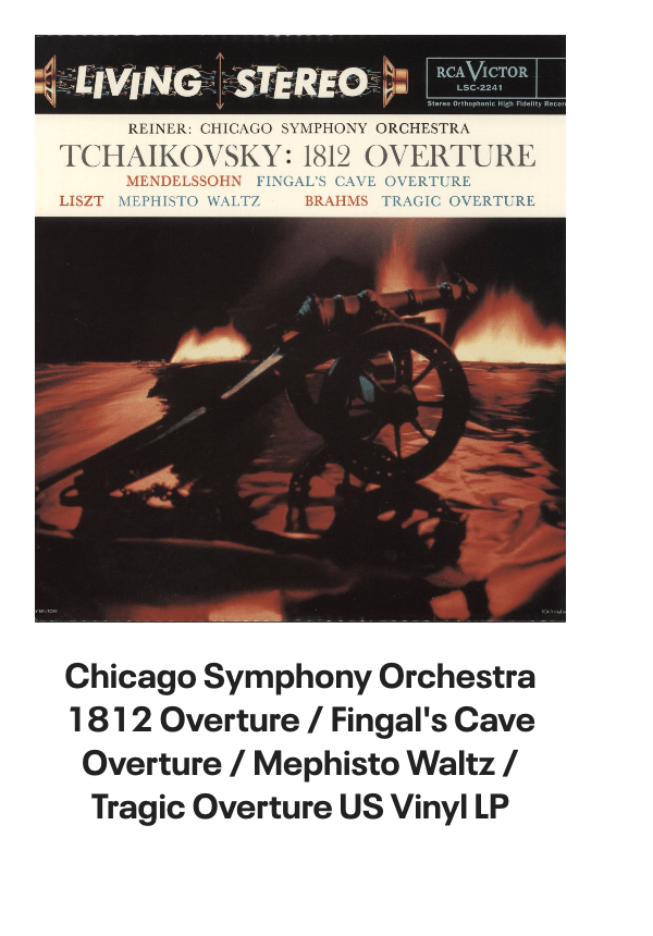 List of products:  Original Soundtrack A Nightmare On Elm Street 5 - The Dream Child UK Vinyl LP Original Soundtrack Solaris: Original Motion Picture Score - Sealed UK Picture disc LP Ludwig Van Beethoven Symphony No. 6 in F Major Pastoral - 2nd UK Vinyl LP Yair Elazar Glotman Emanate - Sealed UK Vinyl LP Dmitry Evgrafov Comprehension Of Light - Sealed UK Vinyl LP Aram Khachaturian Masquerade Suite / The Comedians - 180gm US Vinyl LP Franz Von Suppé Famous Overtures UK Vinyl LP Johann Strauss II (1825-1899) Waltzes - 180gm US Vinyl LP Original Soundtrack The Exorcist Japanese Vinyl LP Original Soundtrack Upgrade - 180gm Blue Translucent with Red Color-in-Color Vinyl + Obi US Vinyl LP Original Soundtrack Oblivion - Gray  White Swirl Vinyl - Sealed US 2-LP vinyl set Original Soundtrack A Nightmare On Elm Street 4: The Dream Master - VG German Vinyl LP Original Soundtrack Stand By Me (Original Motion Picture Soundtrack) Japanese Vinyl LP Original Soundtrack Full Metal Jacket Japanese Vinyl LP Wolfgang Amadeus Mozart Symphony No. 29 In A, K.201 / Symphony No. 49 In F Minor, La Passione UK Vinyl LP Original Soundtrack Bye Bye Birdie UK Vinyl LP Richard Clayderman Rêveries UK Vinyl LP Chicago Symphony Orchestra Iberia / Alborado Del Gracioso / Valses Nobles Et Sentimentales US Vinyl LP Chicago Symphony Orchestra Pines Of Rome / Fountains Of Rome - 180g US Vinyl LP Chicago Symphony Orchestra 1812 Overture / Fingals Cave Overture / Mephisto Waltz / Tragic Overture US Vinyl LP Chicago Symphony Orchestra Festival - 180g - sealed US Vinyl LP Chicago Symphony Orchestra The Reiner Sound - 180g US Vinyl LP Thoinot Arbeau LOrchésographie De Thoinot Arbeau French Vinyl LP Original Soundtrack Some Kind Of Wonderful US Vinyl LP Original Soundtrack Thumper - Red Vinyl US Vinyl LP Original Soundtrack Jumanji: Welcome To The Jungle - 180gm Flaming Vinyl UK 2-LP vinyl set André Previn Double Play! US Vinyl LP The Philharmonia Orchestra Elgar: The Enigma Variations / Vaughan Williams: Fantasia On A Theme By Thomas Tallis UK Vinyl LP Victoria De Los Angeles Canteloube: Songs Of The Auvergne / Chausson: Poèm De LAmour Et De La Mer UK Vinyl LP Franz Joseph Haydn Two Paris Symphonies German Vinyl LP