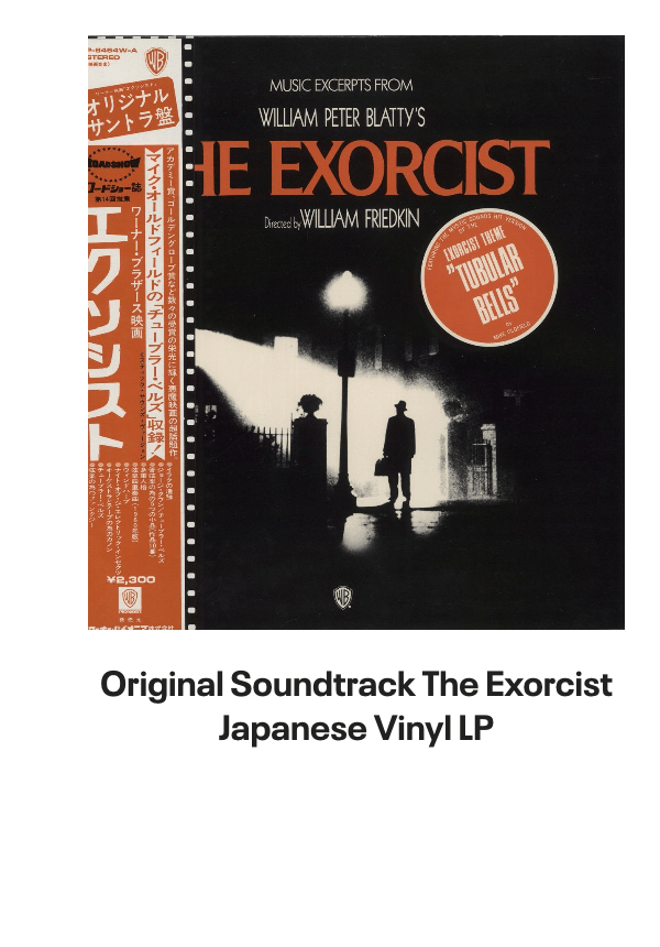 List of products:  Original Soundtrack A Nightmare On Elm Street 5 - The Dream Child UK Vinyl LP Original Soundtrack Solaris: Original Motion Picture Score - Sealed UK Picture disc LP Ludwig Van Beethoven Symphony No. 6 in F Major Pastoral - 2nd UK Vinyl LP Yair Elazar Glotman Emanate - Sealed UK Vinyl LP Dmitry Evgrafov Comprehension Of Light - Sealed UK Vinyl LP Aram Khachaturian Masquerade Suite / The Comedians - 180gm US Vinyl LP Franz Von Suppé Famous Overtures UK Vinyl LP Johann Strauss II (1825-1899) Waltzes - 180gm US Vinyl LP Original Soundtrack The Exorcist Japanese Vinyl LP Original Soundtrack Upgrade - 180gm Blue Translucent with Red Color-in-Color Vinyl + Obi US Vinyl LP Original Soundtrack Oblivion - Gray  White Swirl Vinyl - Sealed US 2-LP vinyl set Original Soundtrack A Nightmare On Elm Street 4: The Dream Master - VG German Vinyl LP Original Soundtrack Stand By Me (Original Motion Picture Soundtrack) Japanese Vinyl LP Original Soundtrack Full Metal Jacket Japanese Vinyl LP Wolfgang Amadeus Mozart Symphony No. 29 In A, K.201 / Symphony No. 49 In F Minor, La Passione UK Vinyl LP Original Soundtrack Bye Bye Birdie UK Vinyl LP Richard Clayderman Rêveries UK Vinyl LP Chicago Symphony Orchestra Iberia / Alborado Del Gracioso / Valses Nobles Et Sentimentales US Vinyl LP Chicago Symphony Orchestra Pines Of Rome / Fountains Of Rome - 180g US Vinyl LP Chicago Symphony Orchestra 1812 Overture / Fingals Cave Overture / Mephisto Waltz / Tragic Overture US Vinyl LP Chicago Symphony Orchestra Festival - 180g - sealed US Vinyl LP Chicago Symphony Orchestra The Reiner Sound - 180g US Vinyl LP Thoinot Arbeau LOrchésographie De Thoinot Arbeau French Vinyl LP Original Soundtrack Some Kind Of Wonderful US Vinyl LP Original Soundtrack Thumper - Red Vinyl US Vinyl LP Original Soundtrack Jumanji: Welcome To The Jungle - 180gm Flaming Vinyl UK 2-LP vinyl set André Previn Double Play! US Vinyl LP The Philharmonia Orchestra Elgar: The Enigma Variations / Vaughan Williams: Fantasia On A Theme By Thomas Tallis UK Vinyl LP Victoria De Los Angeles Canteloube: Songs Of The Auvergne / Chausson: Poèm De LAmour Et De La Mer UK Vinyl LP Franz Joseph Haydn Two Paris Symphonies German Vinyl LP