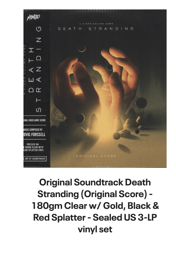 List of products:  Edward Elgar Elgar Orchestral Music UK Vinyl LP Claude Debussy Etudes - Sealed UK Vinyl LP Original Soundtrack The Warriors US Vinyl LP Original Soundtrack Night Of The Living Dead - 180gm Grey Marble Vinyl US 2-LP vinyl set Original Soundtrack The Greasy Strangler - 180gm Pink With White Splatter Vinyl US Vinyl LP Original Soundtrack Creed - 180gm Red, White  Blue Tri-Colour Vinyl US 2-LP vinyl set Wolfgang Amadeus Mozart Frederica von Stade sings Mozart-Rossini opera Arias Dutch Vinyl LP Original Soundtrack The Matrix Resurrections US 2-LP vinyl set Original Soundtrack Death Stranding (Original Score) - 180gm Clear w/ Gold, Black  Red Splatter - Sealed US 3-LP vinyl set Original Soundtrack Hollow Knight Piano Collections - 180gm Black  Silver Translucent Vinyl - Sealed US 2-LP vinyl set Igor Stravinsky Le Sacre Du Printemps UK Vinyl LP Igor Stravinsky The Firebird - Jeu De Cartes German Vinyl LP Vienna Philharmonic Orchestra Tales From The Vienna Woods - WB - DG UK Vinyl LP Original Soundtrack Get Out - 180gm Blue Marbled  White Vinyl US 2-LP vinyl set Original Soundtrack The Terminator - 180gm Marble Vinyl US 2-LP vinyl set Original Soundtrack The SpongeBob SquarePants Movie - Music From The Movie and More - Yellow Vinyl - Sealed UK Vinyl LP Original Soundtrack Prometheus - 180gm White With Grey Splatter Vinyl US 2-LP vinyl set Wolfgang Amadeus Mozart The Essential Mozart UK Vinyl LP Clifford Curzon Schubert: Piano Quintet in A Major, Opus 114 (The Trout) UK Vinyl LP Original Soundtrack Friday The 13th, Part I, II,  III US Vinyl LP Felix Mendelssohn Overtures including Midsummer Nights Dream, Opus 21 UK Vinyl LP Hector Berlioz Symphonie Fantastique Opus 14 UK Vinyl LP Hector Berlioz Symphonie Fantastique Opus 14 UK Vinyl LP Carl Orff Carmina Burana UK Vinyl LP Jacques Offenbach Gaite Parisienne / Faust - ballet music UK Vinyl LP