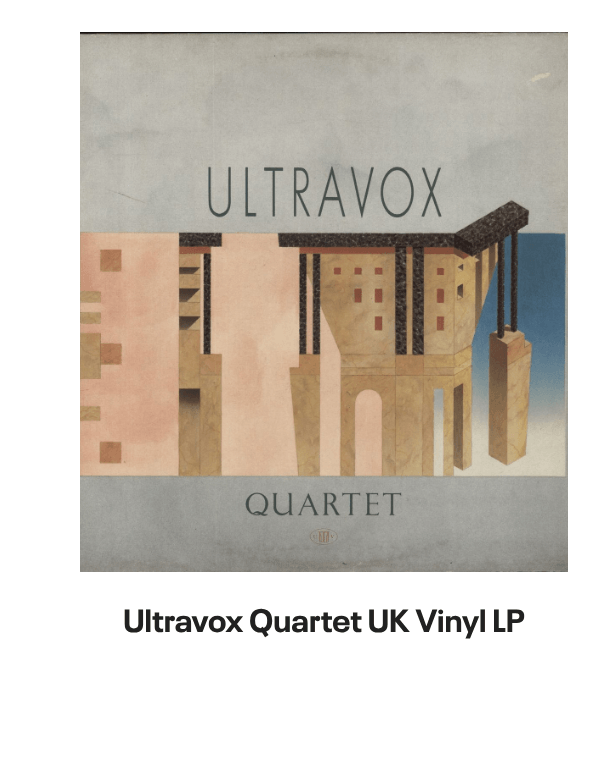 List of products:  Ultravox Monument - Hype Sticker + Shrink UK Vinyl LP Ultravox Quartet UK 2-CD album set Ultravox Lament UK 2-CD album set Ultravox Quartet - 180gm White Vinyl + Bonus 7 - Opened stickered shrink UK Vinyl LP Ultravox Extended UK Vinyl box set Ultravox Live At The Rainbow 1977 - RSD 2022 UK Vinyl LP Ultravox Lament - Steven Wilson Stereo Mix + Instrumental Version - Clear Vinyl - Sealed UK 2-LP vinyl set Ultravox Lament - Deluxe Edition 40th Anniversary 5-LP Clear Vinyl Box Set - Sealed UK Vinyl box set Ultravox Quartet - 40th Anniversary Deluxe Edition + Single Edits  B-Sides - Sealed UK 2-LP vinyl set Ultravox Extended Ultravox UK CD album Ultravox Rockwrok - P/S UK 7 vinyl Ultravox Dancing With Tears In My Eyes UK 12 vinyl Ultravox Lament - silver hype sticker UK Vinyl LP Ultravox All Fall Down UK 7 vinyl Ultravox Set Movements 1984 - Autographed UK Tour programme Ultravox Hymn + picture sleeve UK 12 vinyl Ultravox Quartet UK Vinyl LP Ultravox All Fall Down + Stickered PVC Sleeve UK 12 vinyl Ultravox All Fall Down - Blue Injection + PVC Sleeve UK 7 vinyl Ultravox Passing Strangers UK 7 vinyl Visage Pleasure Boys UK 12 vinyl Visage Pleasure Boys UK 7 picture disc Visage Pleasure Boys - EX UK 12 vinyl Visage Pleasure Boys UK 7 vinyl Visage Night Train + Sleeve UK 7 vinyl Visage Beatboy UK 7 vinyl Visage Love Glove UK 7 vinyl Visage Love Glove UK 12 vinyl Visage The Damned Dont Cry - Glossy sleeve UK 7 vinyl Visage Beat Boy UK Vinyl LP