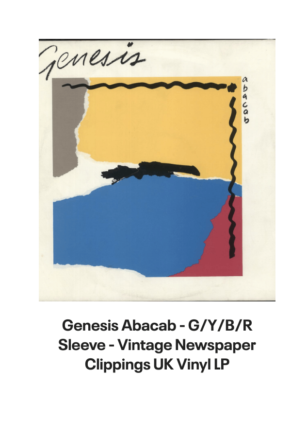 List of products:  Genesis Abacab - G/Y/B/R Sleeve - Vintage Newspaper Clippings UK Vinyl LP Genesis A Trick Of The Tail - Single Pocket Sleeve Greek Vinyl LP Genesis Man On The Corner UK 7 vinyl Genesis Selling England By The Pound - 1st + Insert - VG Sleeve UK Vinyl LP Genesis Invisible Touch Japanese Vinyl LP Genesis In The Beginning - Shrink US Vinyl LP Genesis In Concert 1982 UK Tour programme Genesis The Evolution Of A Rock Band - Softback UK Book Genesis Thats All - Wide Centre UK 7 vinyl Genesis Selling England By The Pound - EMI 100 - 180gm - EX UK Vinyl LP Genesis I Know What I Like (In Your Wardrobe) UK 7 vinyl Genesis Twilight Alehouse UK 7 vinyl Genesis We Cant Dance - EX UK 2-LP vinyl set Genesis Rock Theatre German Vinyl LP Genesis Malentendido Spanish 7 vinyl Genesis Three Sides Live - EX UK 2-LP vinyl set Genesis Foxtrot - 5th - Gold Embossed Sleeve UK Vinyl LP Genesis From One Fan To Another UK Book Genesis Genesis: Peter Gabriel, Phil Collins  Beyond UK Book Genesis Opening The Musical Box - A Genesis Chronicle UK Book Genesis Genesis UK Book Genesis We Cant Dance UK Promo Press pack Genesis In Concert 1982 UK Tour programme Genesis Summertime Open Air Festival German Tour programme Genesis We Cant Dance UK Tour programme Genesis We Cant Dance UK Tour programme Genesis The Genesis Songbook UK DVD Genesis Wind  Wuthering Crew Body Warmer UK Clothing Genesis Your Own Special Way - Jukebox UK 7 vinyl Genesis No Reply At All US 7 vinyl