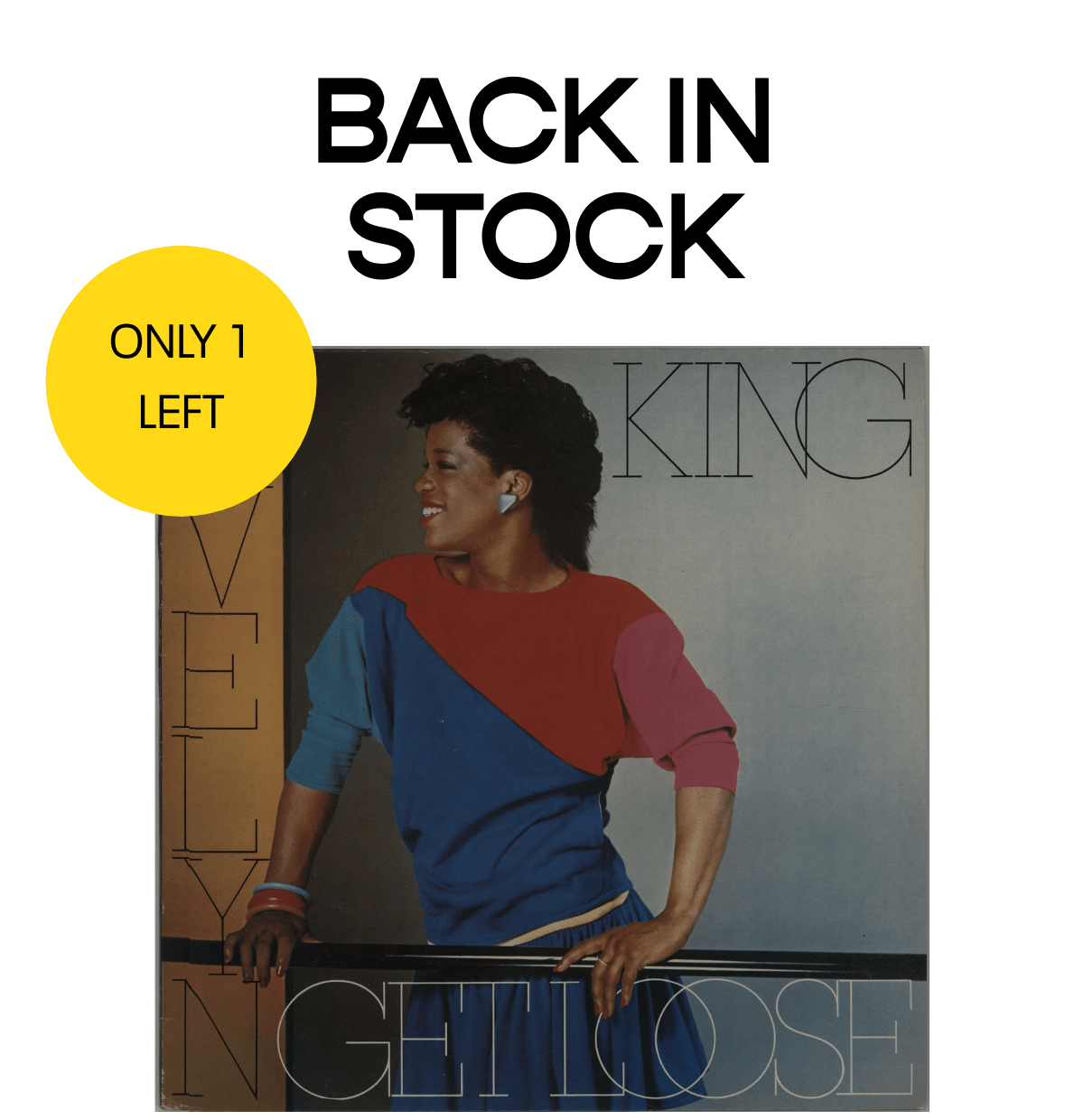  ONLY 1 LEFT BACK IN STOCK