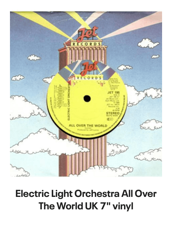 List of products:  Electric Light Orchestra Secret Messages Japanese Vinyl LP Electric Light Orchestra Out Of The Blue - Yellow  Red Vinyl Edition - Sealed UK 2-LP vinyl set Electric Light Orchestra From Out Of Nowhere - 180gm Blue Vinyl UK Vinyl LP Electric Light Orchestra Livin Thing UK 7 vinyl Electric Light Orchestra Im Alive - P/S - Solid UK 7 vinyl Electric Light Orchestra ELO II US Vinyl LP Electric Light Orchestra Time UK Vinyl LP Electric Light Orchestra All Over The World UK 7 vinyl Electric Light Orchestra When I Was A Boy UK Promo CD-R acetate Electric Light Orchestra Shine A Little Love + p/s UK 7 vinyl Electric Light Orchestra Turn To Stone Japanese 7 vinyl Electric Light Orchestra Wild West Hero UK 7 vinyl Electric Light Orchestra The ELO EP + Sleeve UK 7 vinyl Electric Light Orchestra Secret Messages - inj UK 7 vinyl Electric Light Orchestra Calling America UK 7 vinyl Electric Light Orchestra Shine A Little Love - White Vinyl UK 12 vinyl Electric Light Orchestra Eldorado - Super Audio CD - Sealed US Super audio CD Electric Light Orchestra Showdown - wol UK 7 vinyl Electric Light Orchestra Olé ELO US Vinyl LP Electric Light Orchestra Dont Bring Me Down UK 7 vinyl Electric Light Orchestra The Light Shines On Japanese Vinyl LP Electric Light Orchestra The Essential Electric Light Orchestra - Sealed Japanese CD album Electric Light Orchestra Hold On Tight UK 7 vinyl Electric Light Orchestra Nightrider UK 7 vinyl Electric Light Orchestra On The Third Day - Clear Vinyl UK Vinyl LP Electric Light Orchestra Livin Thing Austrian CD album Electric Light Orchestra Face The Music Japanese CD album Electric Light Orchestra The Classic Albums Collection UK Cd album box set Electric Light Orchestra Ticket To The Moon UK 7 vinyl Electric Light Orchestra Hold On Tight UK 7 vinyl