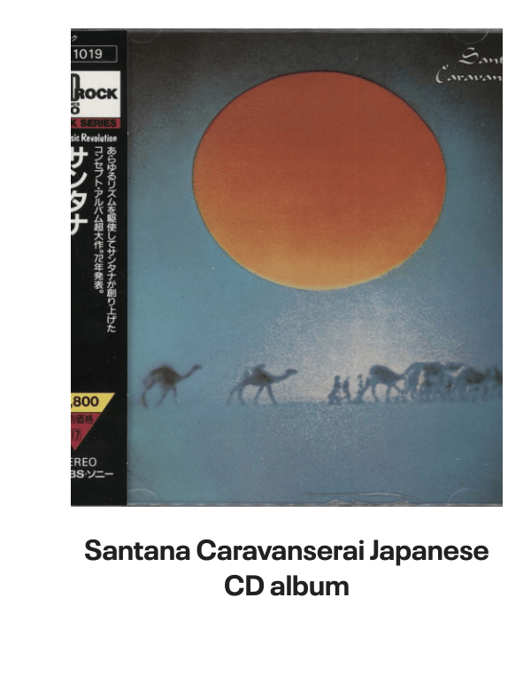 List of products:  Santana Love Devotion Surrender Japanese Vinyl LP Santana Shango Japanese Vinyl LP Santana Moonflower - 180g US 2-LP vinyl set Santana Santana - 3rd Portuguese Vinyl LP Santana Welcome - White label variant UK Vinyl LP Santana The Swing Of Delight Japanese Vinyl LP Santana Zebop! US Vinyl LP Santana Santana Japanese CD album Santana Santana III - Quad - EX US Vinyl LP Santana Borboletta Dutch Vinyl LP Santana Caravanserai Japanese CD album Santana Beyond Appearances UK Promo Vinyl LP Santana Moonflower Japanese 2-CD album set Santana Borboletta - Nice Price Line Japanese CD album Santana 2007 Tour US Tour programme Santana Love Devotion Surrender - export US Vinyl LP Santana Abraxas - Quad US Vinyl LP Santana Abraxas - Stickered Sleeve UK Vinyl LP Santana Abraxas - 2nd UK Vinyl LP Santana Just Feel Better UK CD single Santana Shango UK Vinyl LP Santana As Years Go By UK CD album Santana One Chain (Dont Make No Prison) - Red Vinyl Mexican 12 vinyl Santana Zebop! UK Vinyl LP Santana Love Devotion Surrender UK Vinyl LP Santana Golden Grand Prix 30 + obi Japanese 2-LP vinyl set Santana Caravanserai - 1st - EX UK Vinyl LP Santana Put Your Lights On US Promo CD single Santana Put Your Lights On UK Promo CD-R acetate Santana Caravanserai - Quad US Vinyl LP