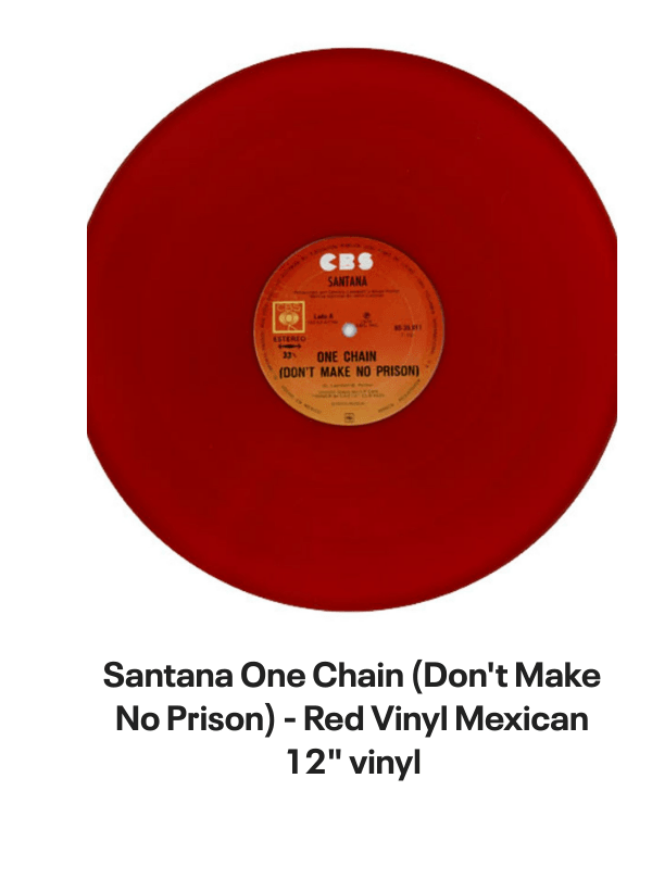 List of products:  Santana Love Devotion Surrender Japanese Vinyl LP Santana Shango Japanese Vinyl LP Santana Moonflower - 180g US 2-LP vinyl set Santana Santana - 3rd Portuguese Vinyl LP Santana Welcome - White label variant UK Vinyl LP Santana The Swing Of Delight Japanese Vinyl LP Santana Zebop! US Vinyl LP Santana Santana Japanese CD album Santana Santana III - Quad - EX US Vinyl LP Santana Borboletta Dutch Vinyl LP Santana Caravanserai Japanese CD album Santana Beyond Appearances UK Promo Vinyl LP Santana Moonflower Japanese 2-CD album set Santana Borboletta - Nice Price Line Japanese CD album Santana 2007 Tour US Tour programme Santana Love Devotion Surrender - export US Vinyl LP Santana Abraxas - Quad US Vinyl LP Santana Abraxas - Stickered Sleeve UK Vinyl LP Santana Abraxas - 2nd UK Vinyl LP Santana Just Feel Better UK CD single Santana Shango UK Vinyl LP Santana As Years Go By UK CD album Santana One Chain (Dont Make No Prison) - Red Vinyl Mexican 12 vinyl Santana Zebop! UK Vinyl LP Santana Love Devotion Surrender UK Vinyl LP Santana Golden Grand Prix 30 + obi Japanese 2-LP vinyl set Santana Caravanserai - 1st - EX UK Vinyl LP Santana Put Your Lights On US Promo CD single Santana Put Your Lights On UK Promo CD-R acetate Santana Caravanserai - Quad US Vinyl LP