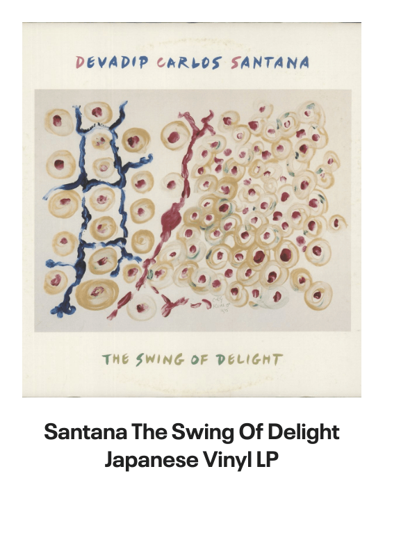 List of products:  Santana Love Devotion Surrender Japanese Vinyl LP Santana Shango Japanese Vinyl LP Santana Moonflower - 180g US 2-LP vinyl set Santana Santana - 3rd Portuguese Vinyl LP Santana Welcome - White label variant UK Vinyl LP Santana The Swing Of Delight Japanese Vinyl LP Santana Zebop! US Vinyl LP Santana Santana Japanese CD album Santana Santana III - Quad - EX US Vinyl LP Santana Borboletta Dutch Vinyl LP Santana Caravanserai Japanese CD album Santana Beyond Appearances UK Promo Vinyl LP Santana Moonflower Japanese 2-CD album set Santana Borboletta - Nice Price Line Japanese CD album Santana 2007 Tour US Tour programme Santana Love Devotion Surrender - export US Vinyl LP Santana Abraxas - Quad US Vinyl LP Santana Abraxas - Stickered Sleeve UK Vinyl LP Santana Abraxas - 2nd UK Vinyl LP Santana Just Feel Better UK CD single Santana Shango UK Vinyl LP Santana As Years Go By UK CD album Santana One Chain (Dont Make No Prison) - Red Vinyl Mexican 12 vinyl Santana Zebop! UK Vinyl LP Santana Love Devotion Surrender UK Vinyl LP Santana Golden Grand Prix 30 + obi Japanese 2-LP vinyl set Santana Caravanserai - 1st - EX UK Vinyl LP Santana Put Your Lights On US Promo CD single Santana Put Your Lights On UK Promo CD-R acetate Santana Caravanserai - Quad US Vinyl LP