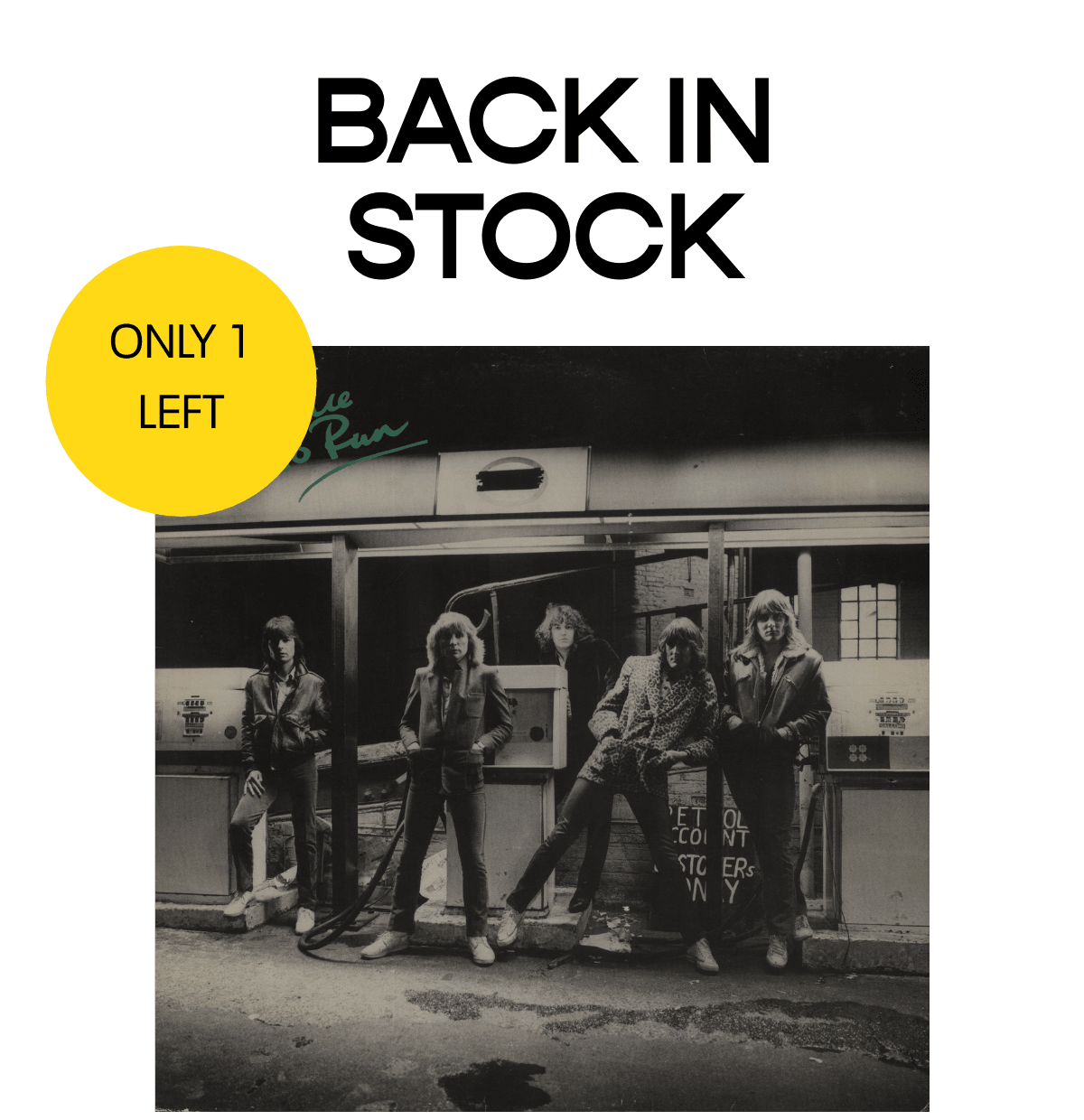  ONLY 1 LEFT BACK IN STOCK