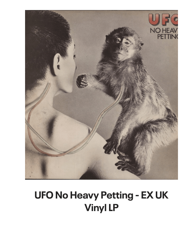 List of products:  UFO Doctor Doctor EP UK 7 vinyl UFO Live In Youngstown 1978 - RSD2020 - Sealed UK 2-LP vinyl set UFO The Best Of UFO German Vinyl LP UFO Misdemeanor - Sealed US Vinyl LP UFO No Place To Run - Blue Titles UK Vinyl LP UFO Strangers In The Night French 2-LP vinyl set UFO UFO 1 UK Vinyl LP UFO The Wild, The Willing And The Innocent UK Vinyl LP UFO Couldnt Get It Right UK 7 vinyl UFO Back Into My Life UK 7 picture disc UFO When Its Time To Rock UK 7 picture disc UFO Let It Rain - Clear vinyl UK 7 vinyl UFO No Heavy Petting - EX UK Vinyl LP UFO No Place To Run - Red Titles UK Vinyl LP UFO Headstone - The Best Of UFO UK 2-LP vinyl set UFO Let It Rain UK 7 vinyl UFO U.F.O. 1 - Red Vinyl Japanese Vinyl LP UFO Mechanix + Poster - EX UK Vinyl LP UFO Mechanix UK Vinyl LP UFO Lonely Heart UK 7 vinyl UFO Young Blood - Red Vinyl UK 7 vinyl UFO Making Contact World Tour 1983 UK Tour programme UFO Lonely Heart - Clear Vinyl UK 7 vinyl UFO Pages From An Autograph Book UK Memorabilia UFO Obsession US Vinyl LP UFO Only You Can Rock Me - Red UK 7 vinyl Ufomammut Warsheep - White Vinyl US 7 vinyl Ufomammut Oro: Opus Primum Italian Vinyl LP Bill Bruford Feels Good To Me UK Vinyl LP Bill Bruford Dig? UK Vinyl LP