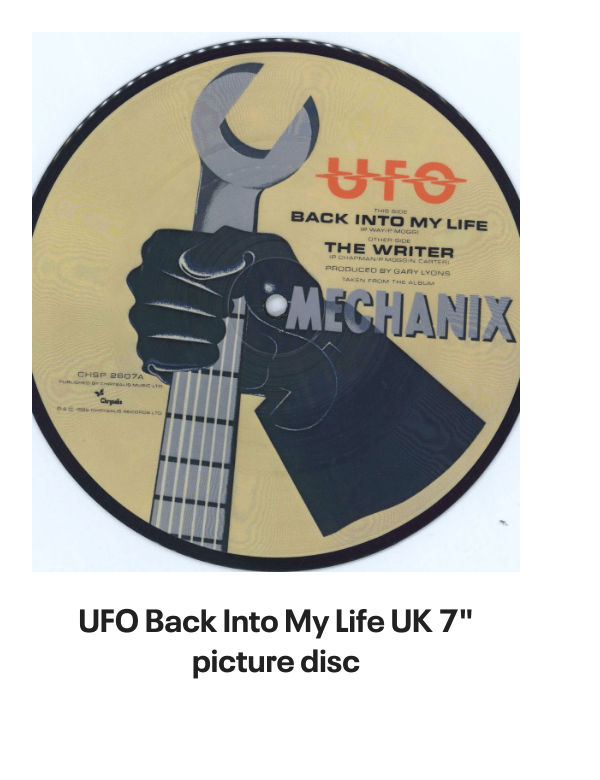 List of products:  UFO Doctor Doctor EP UK 7 vinyl UFO Live In Youngstown 1978 - RSD2020 - Sealed UK 2-LP vinyl set UFO The Best Of UFO German Vinyl LP UFO Misdemeanor - Sealed US Vinyl LP UFO No Place To Run - Blue Titles UK Vinyl LP UFO Strangers In The Night French 2-LP vinyl set UFO UFO 1 UK Vinyl LP UFO The Wild, The Willing And The Innocent UK Vinyl LP UFO Couldnt Get It Right UK 7 vinyl UFO Back Into My Life UK 7 picture disc UFO When Its Time To Rock UK 7 picture disc UFO Let It Rain - Clear vinyl UK 7 vinyl UFO No Heavy Petting - EX UK Vinyl LP UFO No Place To Run - Red Titles UK Vinyl LP UFO Headstone - The Best Of UFO UK 2-LP vinyl set UFO Let It Rain UK 7 vinyl UFO U.F.O. 1 - Red Vinyl Japanese Vinyl LP UFO Mechanix + Poster - EX UK Vinyl LP UFO Mechanix UK Vinyl LP UFO Lonely Heart UK 7 vinyl UFO Young Blood - Red Vinyl UK 7 vinyl UFO Making Contact World Tour 1983 UK Tour programme UFO Lonely Heart - Clear Vinyl UK 7 vinyl UFO Pages From An Autograph Book UK Memorabilia UFO Obsession US Vinyl LP UFO Only You Can Rock Me - Red UK 7 vinyl Ufomammut Warsheep - White Vinyl US 7 vinyl Ufomammut Oro: Opus Primum Italian Vinyl LP Bill Bruford Feels Good To Me UK Vinyl LP Bill Bruford Dig? UK Vinyl LP