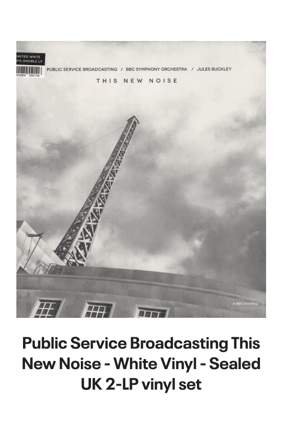 List of products:  Public Service Broadcasting Night Flight - The Last Flight Remixes - Midnight Blue Vinyl UK Vinyl LP Public Service Broadcasting This New Noise - White Vinyl - Sealed UK 2-LP vinyl set Public Service Broadcasting Every Valley - Clear vinyl - Sealed UK Vinyl LP Public Service Broadcasting Live At Brixton UK 3-disc CD/DVD Set Public Service Broadcasting Signal 30 - Orange Vinyl UK 7 vinyl Public Service Broadcasting The Race For Space - Clear Vinyl UK Vinyl LP Public Service Broadcasting Night Mail UK 12 vinyl Public Service Broadcasting The War Room UK 12 vinyl Public Service Broadcasting Bright Magic - White Vinyl + Signed Photo UK Vinyl LP Public Service Broadcasting Theme From PSB - Pink Vinyl UK 7 vinyl Public Service Broadcasting Elfstedentocht (Parts 1  2) - RSD14 - White Vinyl UK 7 vinyl Public Service Broadcasting The Other Side UK 7 picture disc Public Service Broadcasting Go! - Green Vinyl UK 7 vinyl Everything Everything Kemosabe UK Promo CD-R acetate Everything Everything My Kz, Yr Bf UK Promo CD single Field Music Making A New World - Red Vinyl UK Vinyl LP Field Music Write Your Own History UK CD album Field Music Shorter Shorter UK 7 vinyl Field Music If Only The Moon Were Up UK 7 vinyl Field Music Tones Of Town - 180g - Yellow Vinyl UK Vinyl LP Field Music If Only The Moon Were Up UK Promo CD single Field Music In Context UK 7 vinyl Field Music Field Music [Measure] + CD UK 2-LP vinyl set Field Music Tones Of Town UK Promo CD album Field Music A House Is Not A Home UK 7 vinyl Field Music Music For Drifters - RSD15 - Silver Vinyl - Sealed UK Vinyl LP The Go! Team The Power Is On UK Promo CD single The Go! Team Thunder, Lightning, Strike UK Vinyl LP The Go! Team Grip Like A Vice UK CD single The Go! Team Doing It Right UK CD single