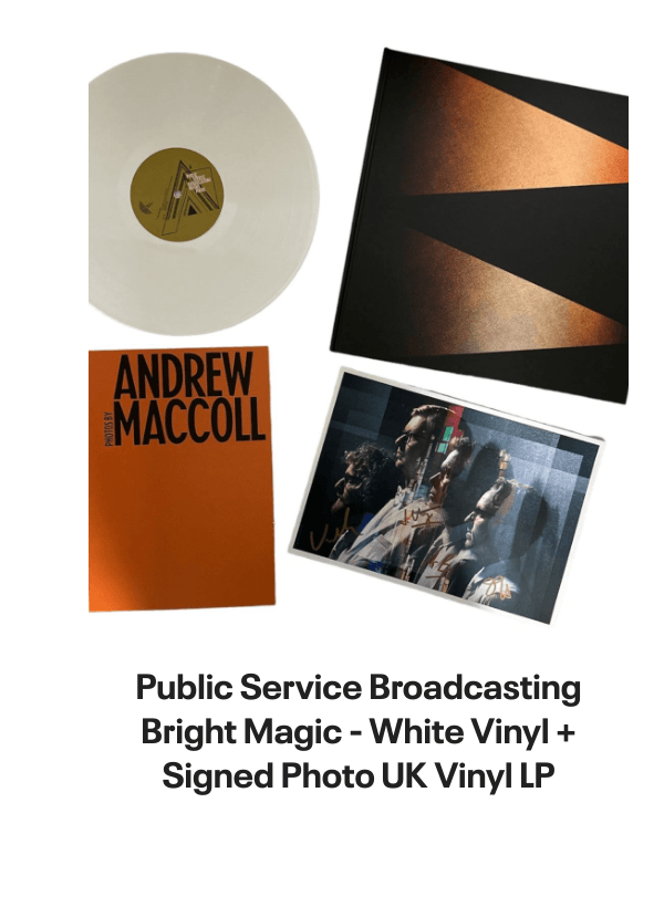 List of products:  Public Service Broadcasting Night Flight - The Last Flight Remixes - Midnight Blue Vinyl UK Vinyl LP Public Service Broadcasting This New Noise - White Vinyl - Sealed UK 2-LP vinyl set Public Service Broadcasting Every Valley - Clear vinyl - Sealed UK Vinyl LP Public Service Broadcasting Live At Brixton UK 3-disc CD/DVD Set Public Service Broadcasting Signal 30 - Orange Vinyl UK 7 vinyl Public Service Broadcasting The Race For Space - Clear Vinyl UK Vinyl LP Public Service Broadcasting Night Mail UK 12 vinyl Public Service Broadcasting The War Room UK 12 vinyl Public Service Broadcasting Bright Magic - White Vinyl + Signed Photo UK Vinyl LP Public Service Broadcasting Theme From PSB - Pink Vinyl UK 7 vinyl Public Service Broadcasting Elfstedentocht (Parts 1  2) - RSD14 - White Vinyl UK 7 vinyl Public Service Broadcasting The Other Side UK 7 picture disc Public Service Broadcasting Go! - Green Vinyl UK 7 vinyl Everything Everything Kemosabe UK Promo CD-R acetate Everything Everything My Kz, Yr Bf UK Promo CD single Field Music Making A New World - Red Vinyl UK Vinyl LP Field Music Write Your Own History UK CD album Field Music Shorter Shorter UK 7 vinyl Field Music If Only The Moon Were Up UK 7 vinyl Field Music Tones Of Town - 180g - Yellow Vinyl UK Vinyl LP Field Music If Only The Moon Were Up UK Promo CD single Field Music In Context UK 7 vinyl Field Music Field Music [Measure] + CD UK 2-LP vinyl set Field Music Tones Of Town UK Promo CD album Field Music A House Is Not A Home UK 7 vinyl Field Music Music For Drifters - RSD15 - Silver Vinyl - Sealed UK Vinyl LP The Go! Team The Power Is On UK Promo CD single The Go! Team Thunder, Lightning, Strike UK Vinyl LP The Go! Team Grip Like A Vice UK CD single The Go! Team Doing It Right UK CD single