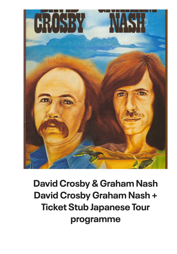 List of products:  David Crosby  Graham Nash Lay Me Down UK Promo CD-R acetate David Crosby  Graham Nash Whistling Down The Wire US Vinyl LP David Crosby  Graham Nash Lay Me Down US Promo CD single David Crosby  Graham Nash Whistling Down The Wire German Vinyl LP David Crosby  Graham Nash David Crosby Graham Nash + Ticket Stub Japanese Tour programme David Crosby For Free - Fruit Punch Vinyl UK Vinyl LP David Crosby Lighthouse US CD album David Crosby Drive My Car UK 12 vinyl David Crosby If I Could Only Remember My Name - Remastered 180 Gram - Sealed UK Vinyl LP Graham Nash Wild Tales US Vinyl LP Graham Nash Innocent Eyes US Vinyl LP Graham Nash This Path Tonight - 180gm - Sealed UK Vinyl LP Graham Nash Songs For Beginners US Promo CD-R acetate Graham Nash Innocent Eyes UK 7 vinyl Stephen Stills Carry On US 4-CD set Stephen Stills It Doesnt Matter UK 7 vinyl Stephen Stills Sit Yourself Down UK 7 vinyl Stephen Stills Still Stills: The Best Of US Vinyl LP Stephen Stills Man Alive US Promo CD-R acetate Stephen Stills Stephen Stills 2 - 1st - EX UK Vinyl LP Neil Young Toast UK 2-LP vinyl set Neil Young Homegrown UK CD album Neil Young Live At Fillmore East UK 2-disc CD/DVD set Neil Young Official Release Series Discs 26, 27, 28  29 - Numbered Edition - 4-CD Album Set - Sealed UK 4-CD set Neil Young Official Release Series Discs 26, 27, 28  29 - Numbered Edition - 8-LP Box Set - Sealed UK Vinyl box set Neil Young On The Beach Australian Vinyl LP Neil Young Cowgirl In The Sand 1970 - Sealed UK Vinyl LP Neil Young War Song Japanese 7 vinyl Neil Young Road Rock VI US DVD-Audio disc Neil Young Silver  Gold Japanese Promo CD album