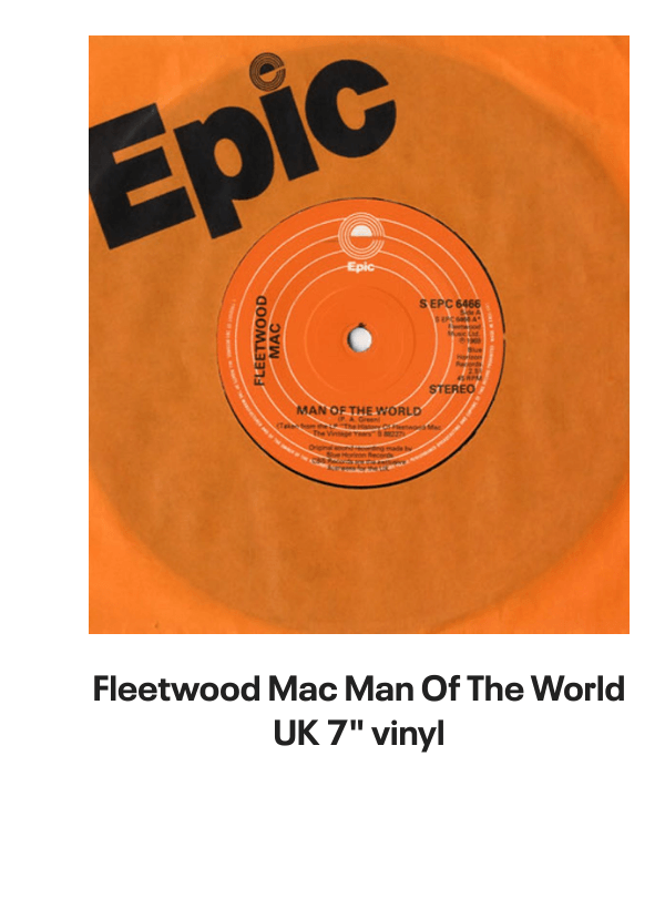 List of products:  Fleetwood Mac Original Album Series UK 5-CD set Fleetwood Mac Say You Will - LITHOGRAPH US Promo Memorabilia Fleetwood Mac Tango In The Night - Shrink UK Laserdisc Fleetwood Mac Mirage - Original Master Recording 180 Gram 45RPM - Sealed US 2-LP vinyl set Fleetwood Mac Kiln House US Vinyl LP Fleetwood Mac In Concert UK Tour programme Fleetwood Mac Dragonfly UK 7 vinyl Fleetwood Mac Say You Will Album Sampler UK Promo CD single Fleetwood Mac Hold Me - White Label + Insert Japanese Promo 7 vinyl Fleetwood Mac Rhiannon - Solid UK 7 vinyl Fleetwood Mac World Tour 1990 - Behind The Mask UK Tour programme Fleetwood Mac Mr. Wonderful - 1st UK Vinyl LP Fleetwood Mac In The Back Of My Mind UK 7 vinyl Fleetwood Mac Tusk + title sleeve US Promo 12 vinyl Fleetwood Mac Get Tusked: The Inside Story Of Fleetwood Macs Most Anticipated Album UK Book Fleetwood Mac Tango In The Night - Single Song Stickered UK Vinyl LP Fleetwood Mac Man Of The World - 1st UK 7 vinyl Fleetwood Mac Man Of The World - 4pr UK 7 vinyl Fleetwood Mac Did You Ever Love Me - Solid UK 7 vinyl Fleetwood Mac Before The Beginning Vol 2: Live  Demo Sessions 1970 - 180gm UK 3-LP vinyl set Fleetwood Mac Madison Blues - Live  Studio Recordings UK 3-CD set Fleetwood Mac The Green Manalishi - VG UK 7 vinyl Fleetwood Mac The Pious Bird Of Good Omen - 1st - EX UK Vinyl LP Fleetwood Mac Over My Head UK 7 vinyl Fleetwood Mac Man Of The World UK 7 vinyl Fleetwood Mac Kiln House + Insert - VG - overprint label UK Vinyl LP Fleetwood Mac Oh Diane - Stickered UK 7 picture disc Fleetwood Mac In The Back Of My Mind UK 12 vinyl Fleetwood Mac Tango In The Night + DVD + LP - Sealed UK Cd album box set Fleetwood Mac Tusk - Deluxe Box - Sealed US Vinyl box set